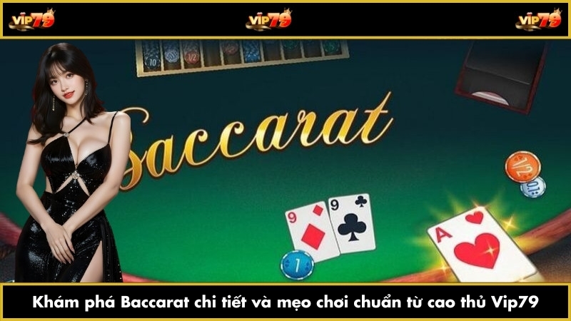 Khám phá Baccarat chi tiết và mẹo chơi chuẩn từ cao thủ Vip79